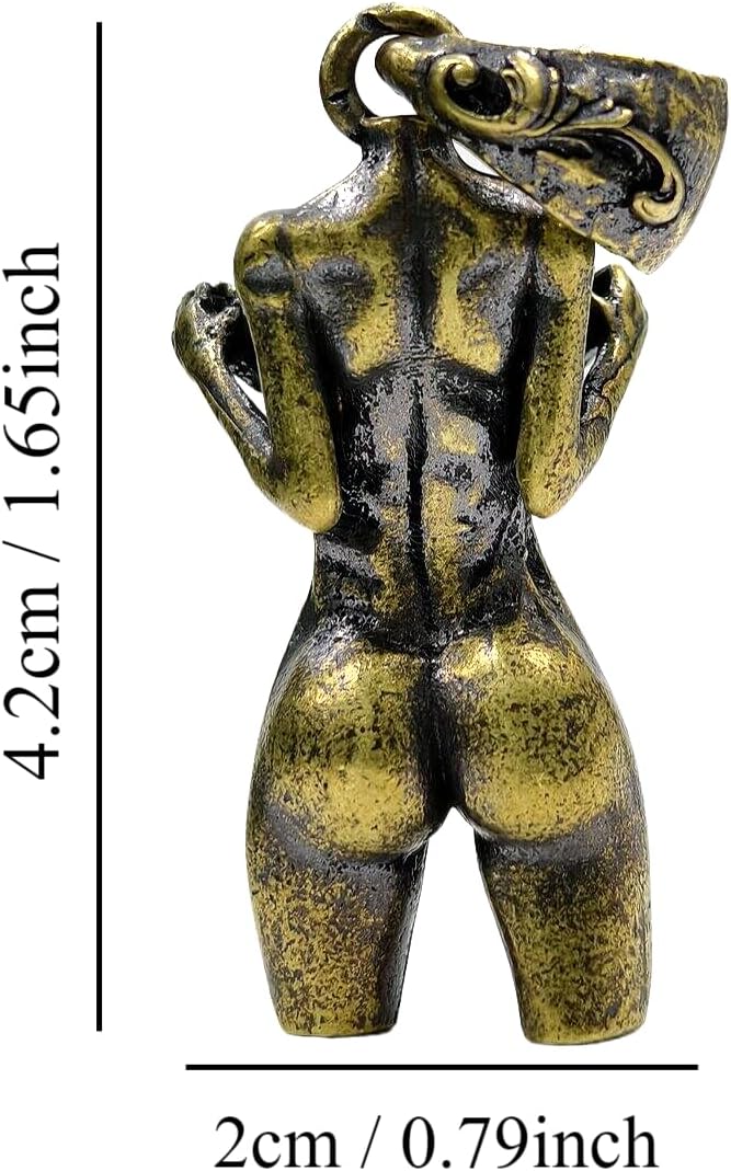 Brass Paracord Beads Knife Lanyard Bead EDC Paracord Lanyard Charms DIY Paracord Accessories for 550 Paracord (Biochemical Variation)