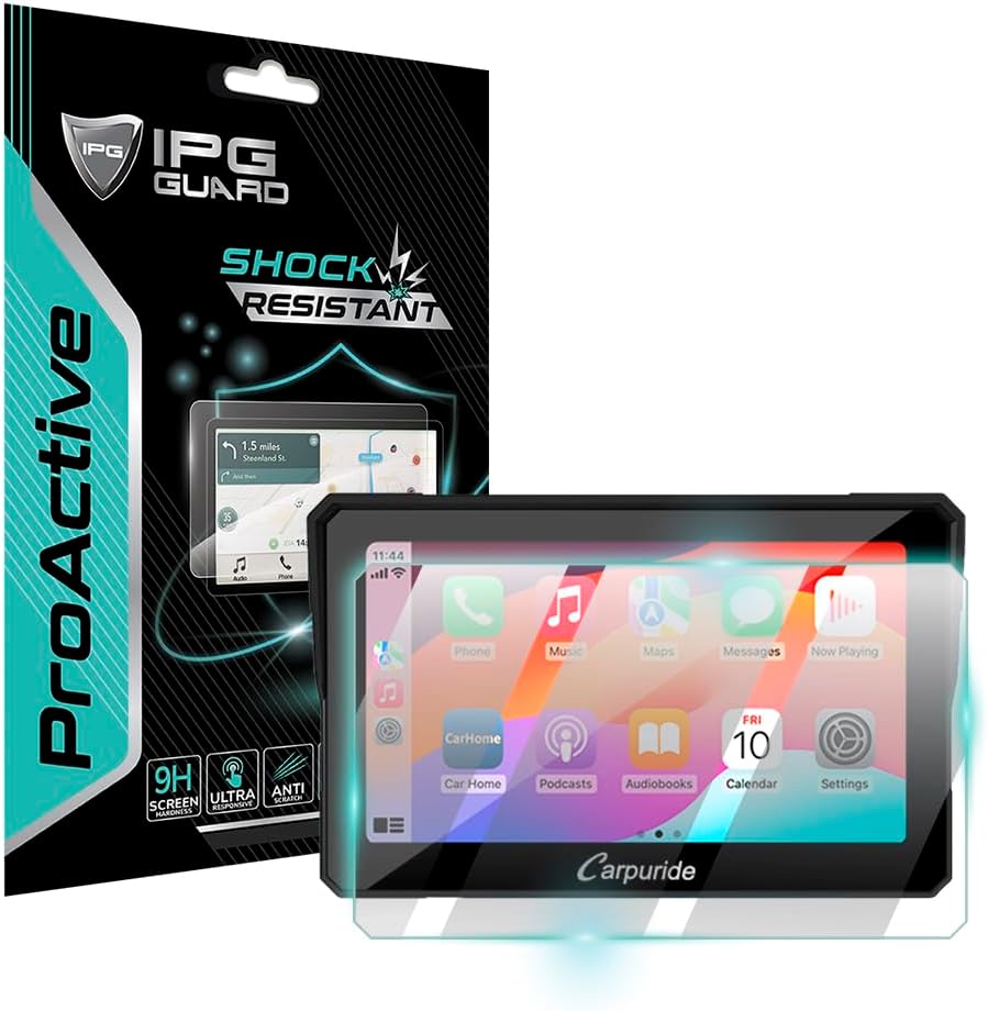IPG Anti-Glare Made for Carpuride W702BS 7 Inch BMW Motorcycle CarPlay Display Matte Finish Screen Protector Film, Perfect for Outdoor Use for w702bs.AnGl