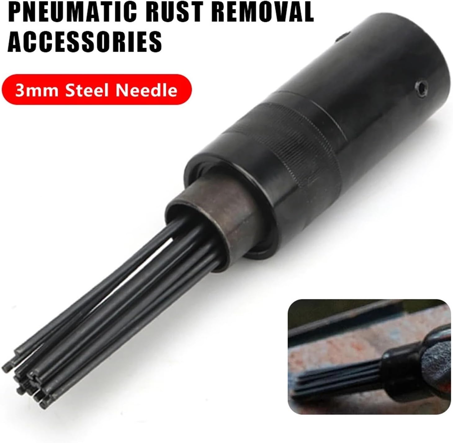 Air Hammer, Air Pneumatic Scaler Accessories Pneumatic Tool For Air Chisel Hammer Removes Rust Dirt