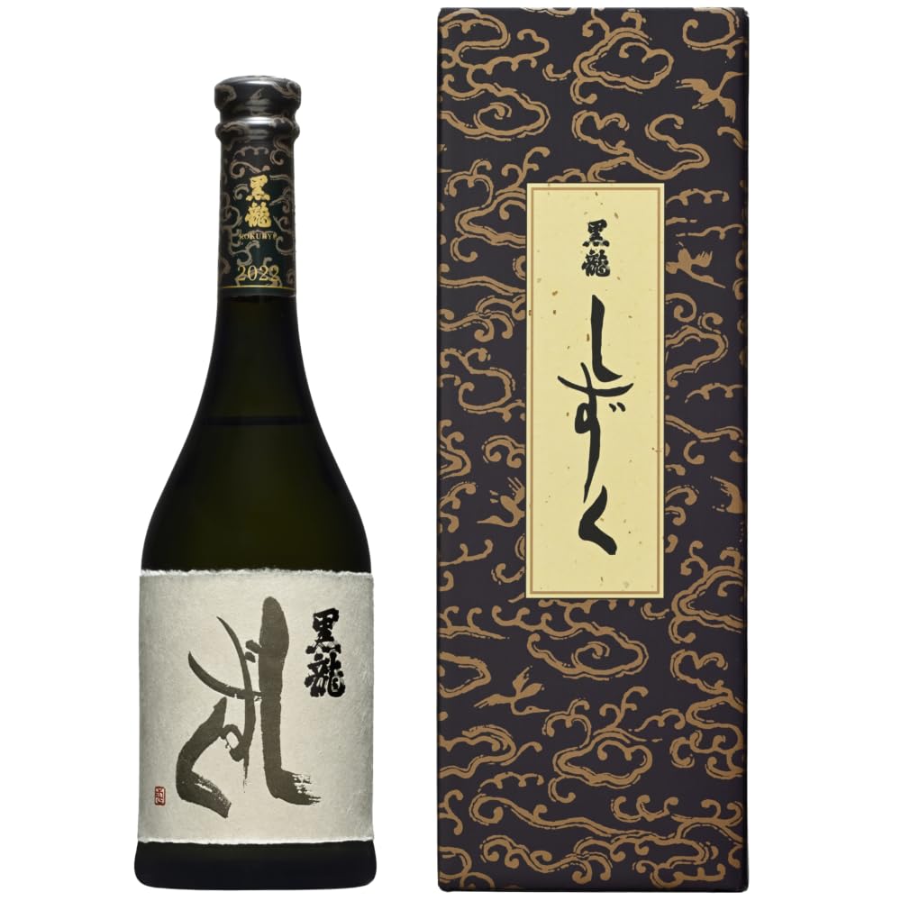 Amazon.co.jp: 黒龍 大吟醸 しずく 箱付き 720ml : 食品・飲料・お酒 