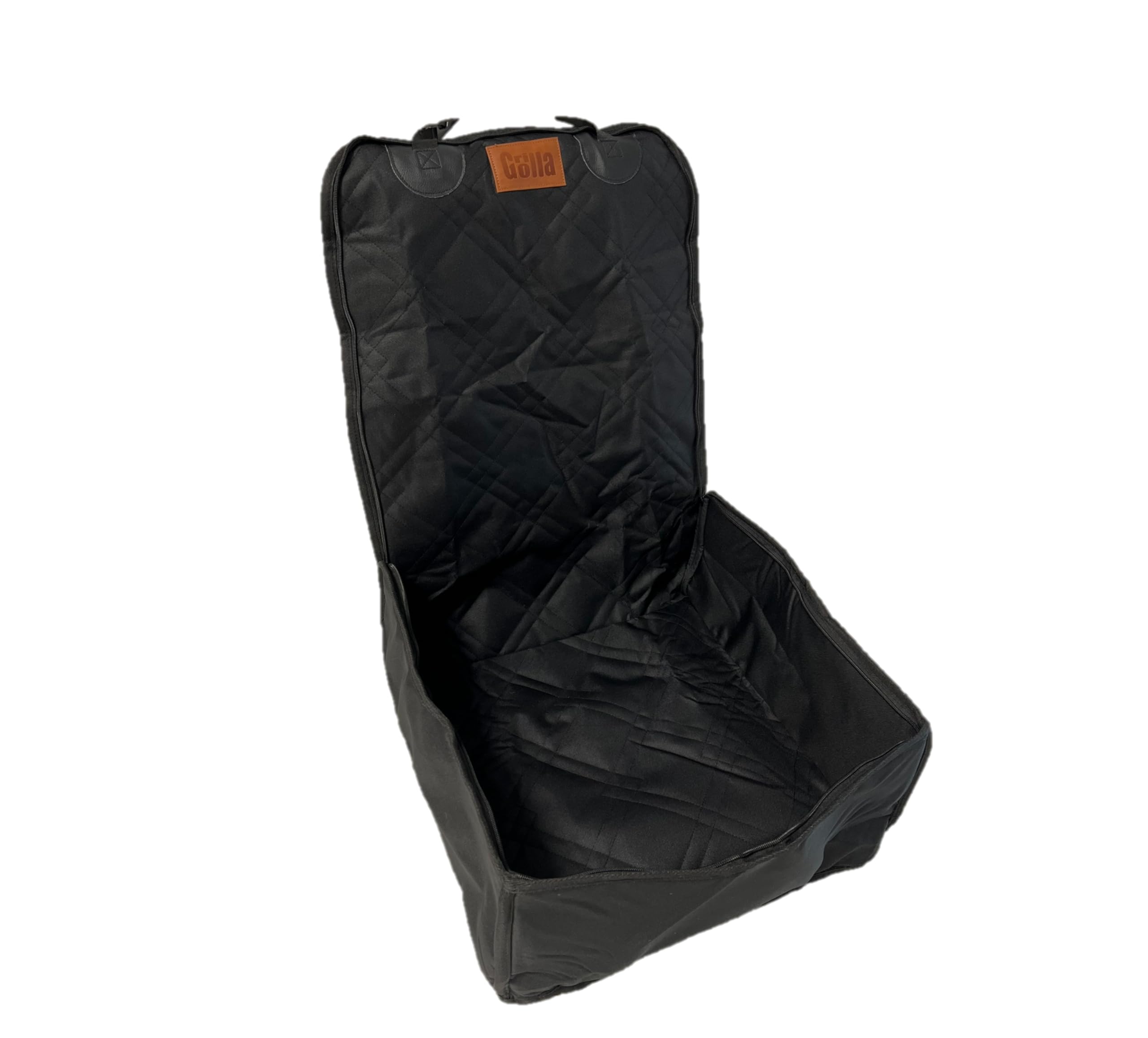 Bee more dog 2 in 1 dog car seat cover as dog basket or front seat cover, washable and non-slip seat cover with belt for all cars.