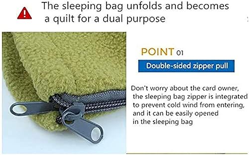 Miniatura 4 de Saco de dormir de forro polar, saco de dormir de forro polar, saco de dormir, saco de dormir de campamento, saco de dormir de viaje, bolsas