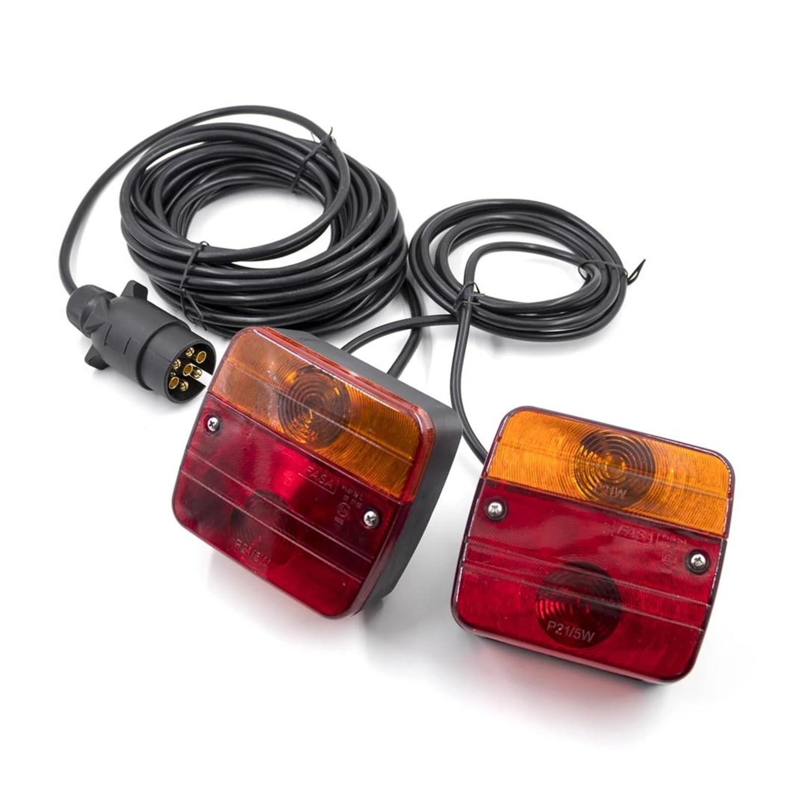 Frein stop et feux circulation LED 12V complets pour remorque - 8