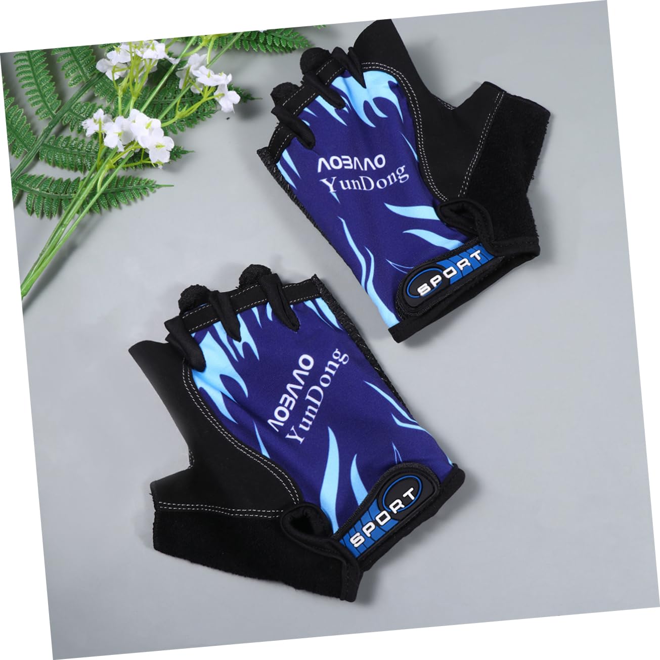 FOMIYES 1 Pair Comfortable Half Finger Sports Gloves for Fitness Cycling and Outdoor Activities Durable and Breathable Material Slip Shock Absorbing Design for Mountain Climbing and