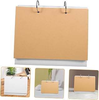 OFFSCH Blank DIY Desk Calendar with Removable Pages for Home and Office Stylish Flip Calendar for Organizing and Planning for Drawing and Personalization