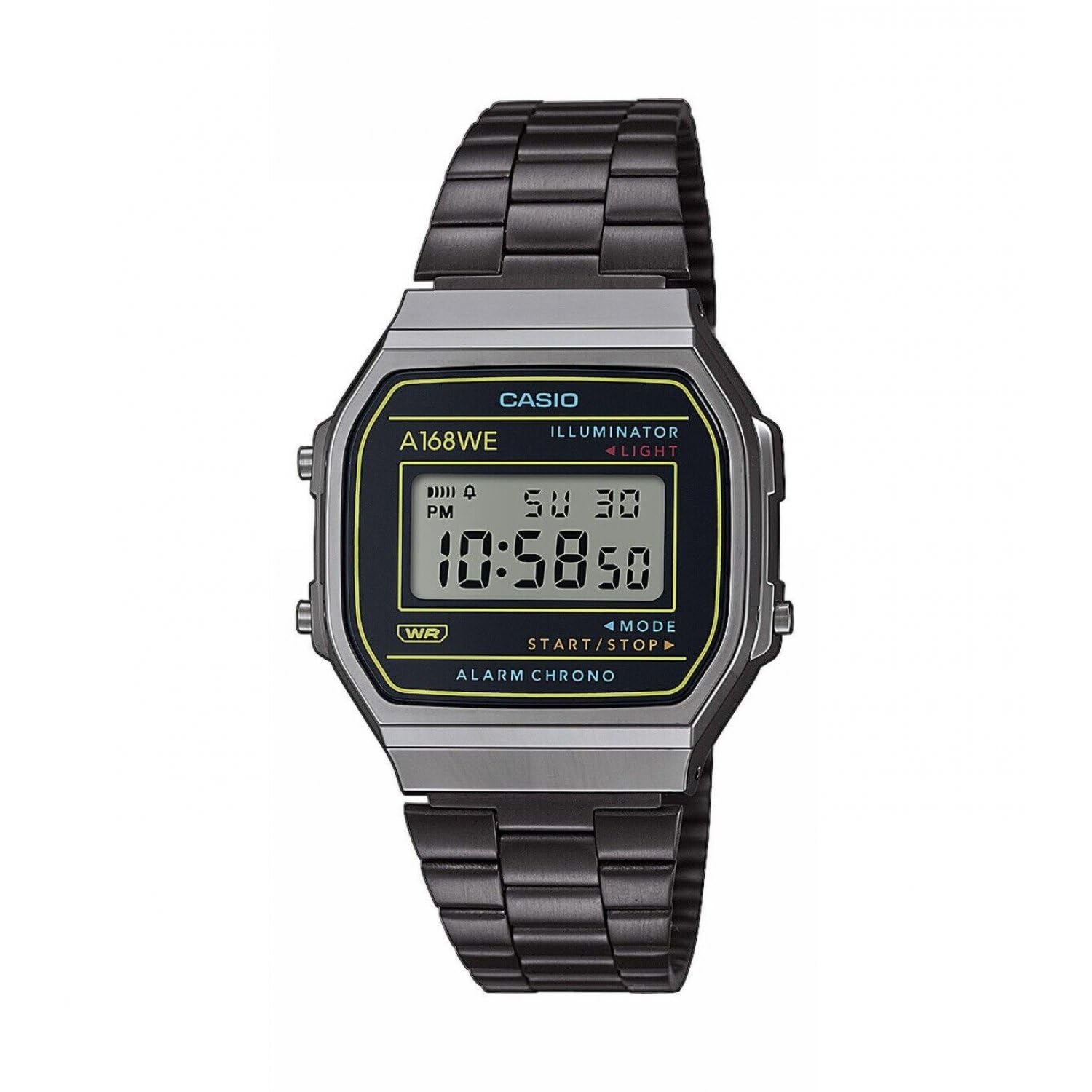 Casio VINTAGE ICONIC A168WEHB-​1AEF Orologio digitale unisex Con allarme