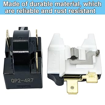 QP2-4.7/ QP2-4R7 4.7Ohm Refrigerator 3 Pin PTC Start/Starter Relay