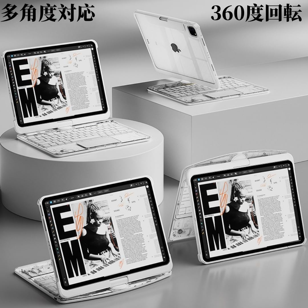 Amazon | 360°回転 iPad Pro 11インチ (M4) 2024年型 A2836/A2837