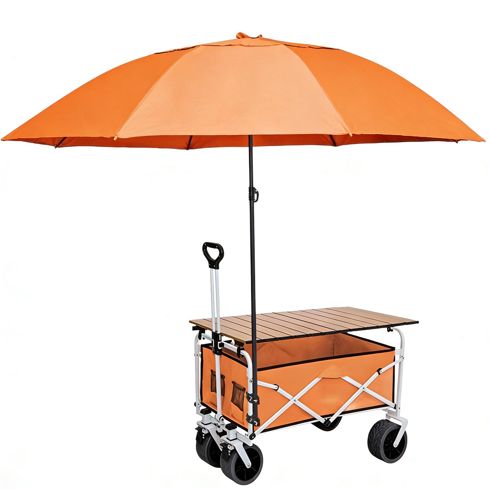 Carrello pieghevole per esterni, capacità 250 kg, per esposizione di mercato aziendale, campeggio, shopping, generi alimentari, supporto mobile multifunzionale per vendite