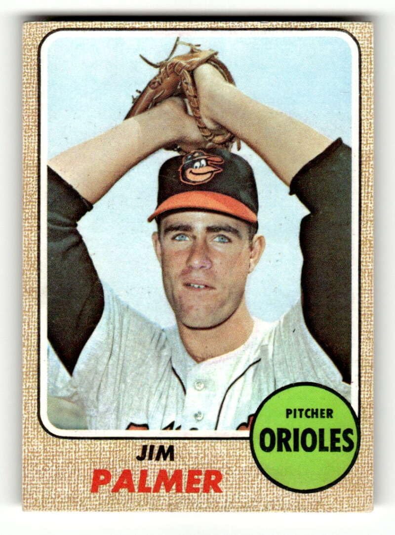 1968 Topps (EXMT) #575 Jim Palmer Baltimore Orioles MLB Vintage Baseball Trading Card