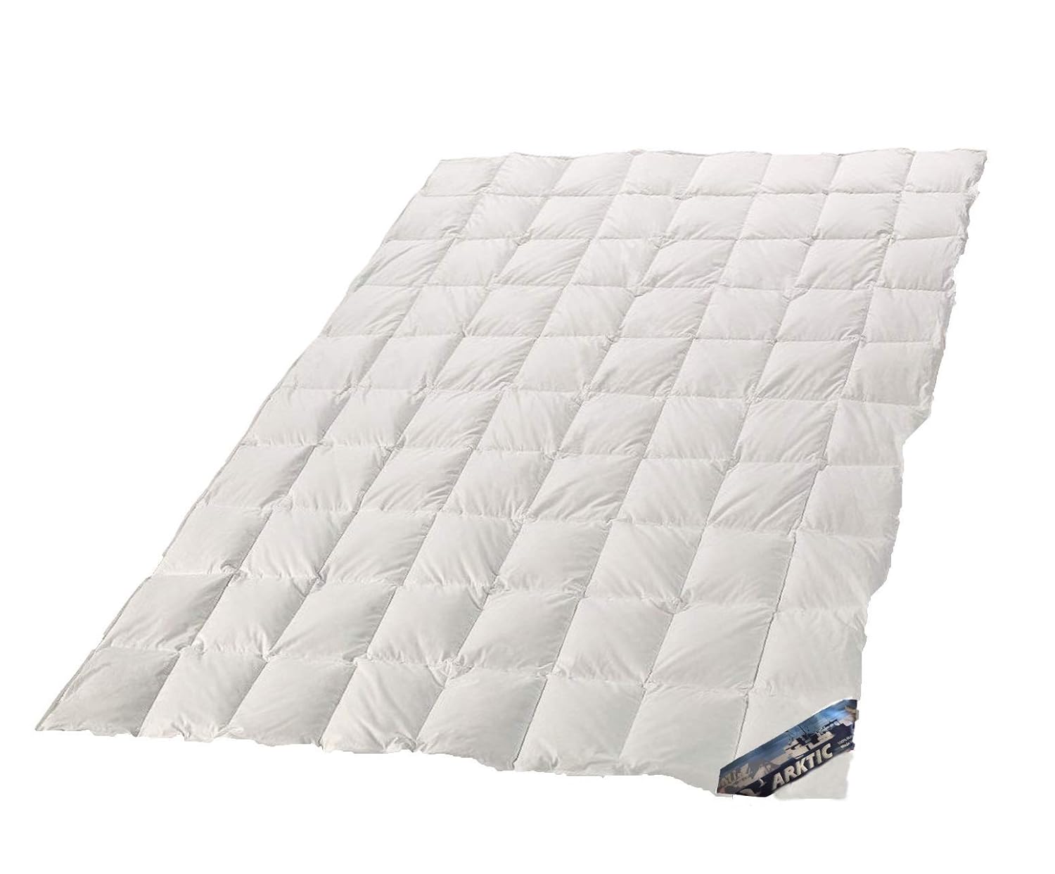 SommerDAUNENdecke ARKTIC Daunendecke perfekte leichte Sommerdecke Steppdecke 100% arktischer Daunenflaum 100% Natur (155×220 cm) Betten Fachgeschäft