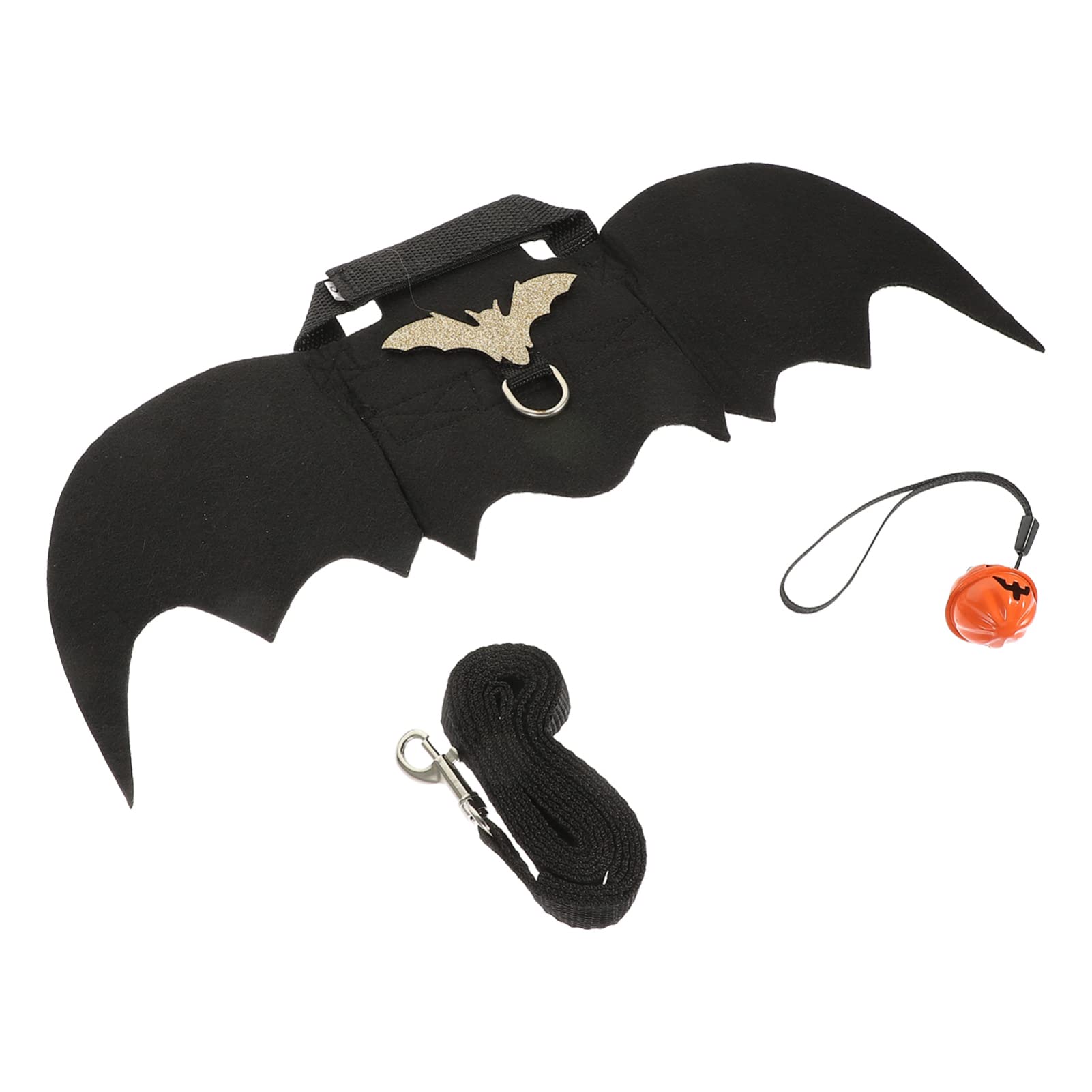 POPETPOP Arnés De Conejo Disfraces de Gato de Halloween Traje de Gato Alas de Murciélago Disfraz de Mascota de Halloween Trajes Ropa Víspera de Halloween Fiesta Cosplay