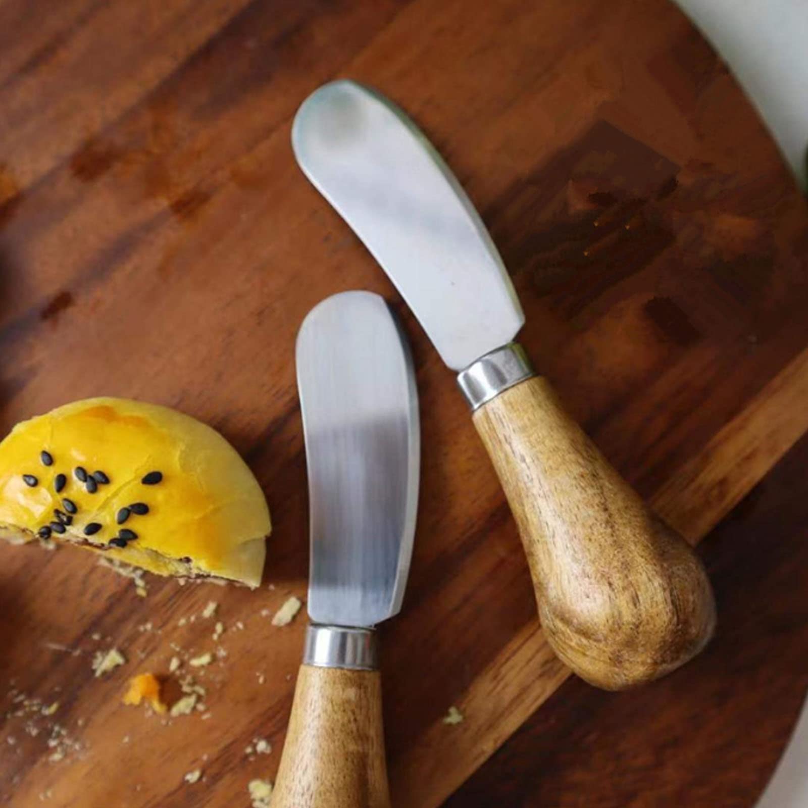 Pindakaas Roerder Set en Siliconen Spatel, Roestvrij Staal Notenbotermixer Pindakaasroergereedschap Geschikt voor Potten van 12-30 OZ voor het Mengen van Verschillende Pindakaas Jam