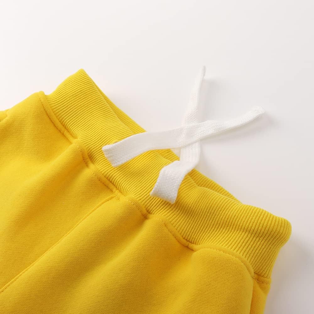 Spring&Gege Boys' Fleece Active Jogger Sweatpants Thick Sports Pants with Pockets - Image 2