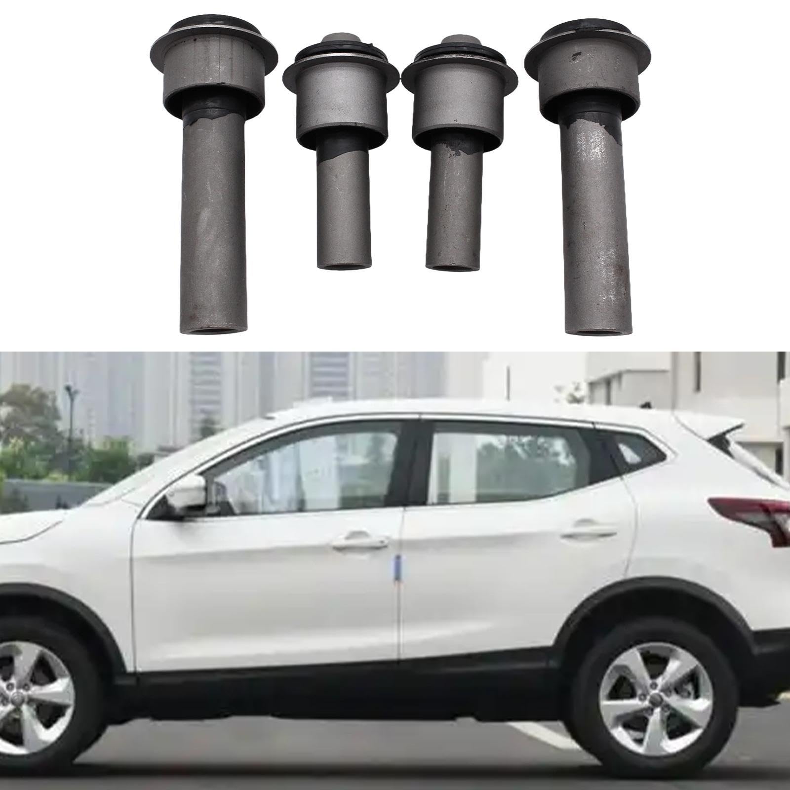 4 Pezzi Boccola Crociera Traforo Motore Sottotelaio Anteriore Metallo Robusto Accessori Ricambio Adatta per Officina Meccanica Automobili