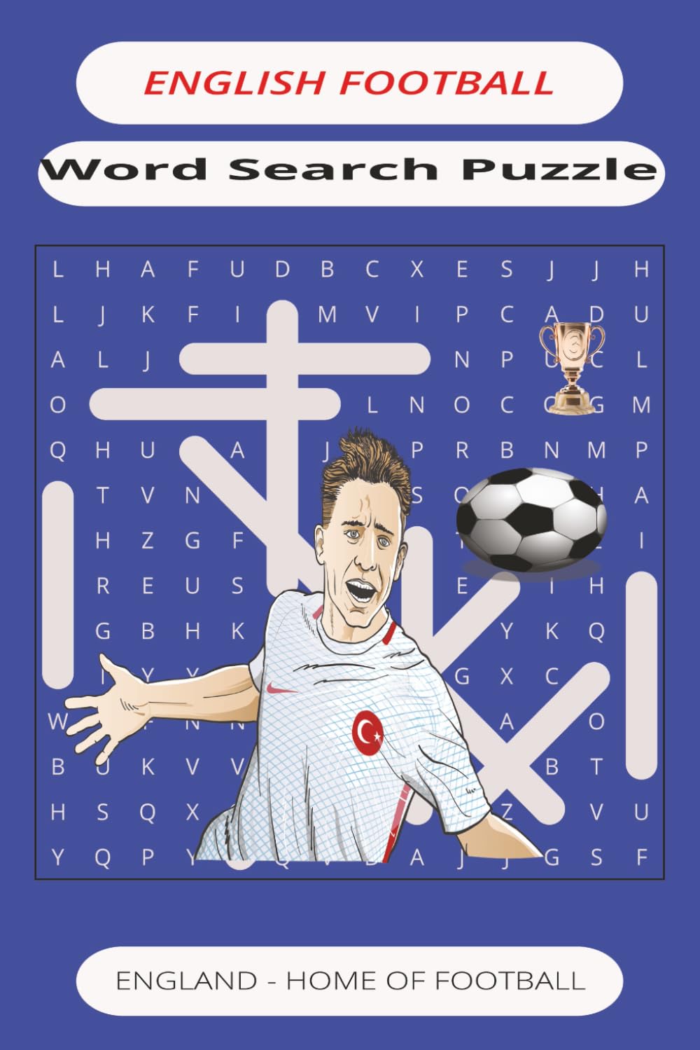 ENGLISH FOOTBALL WORD SEARCH: United Kingdom Football, UK Soccer,