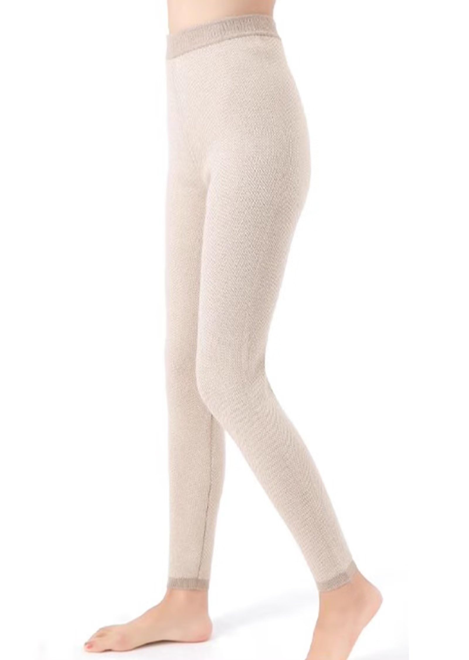 HNVAVQ Women's Thermal Baselayer Pants,Women's Thermal Pants,100% Cashmere Underwear Bottoms Winter Legging for Walking Skiing