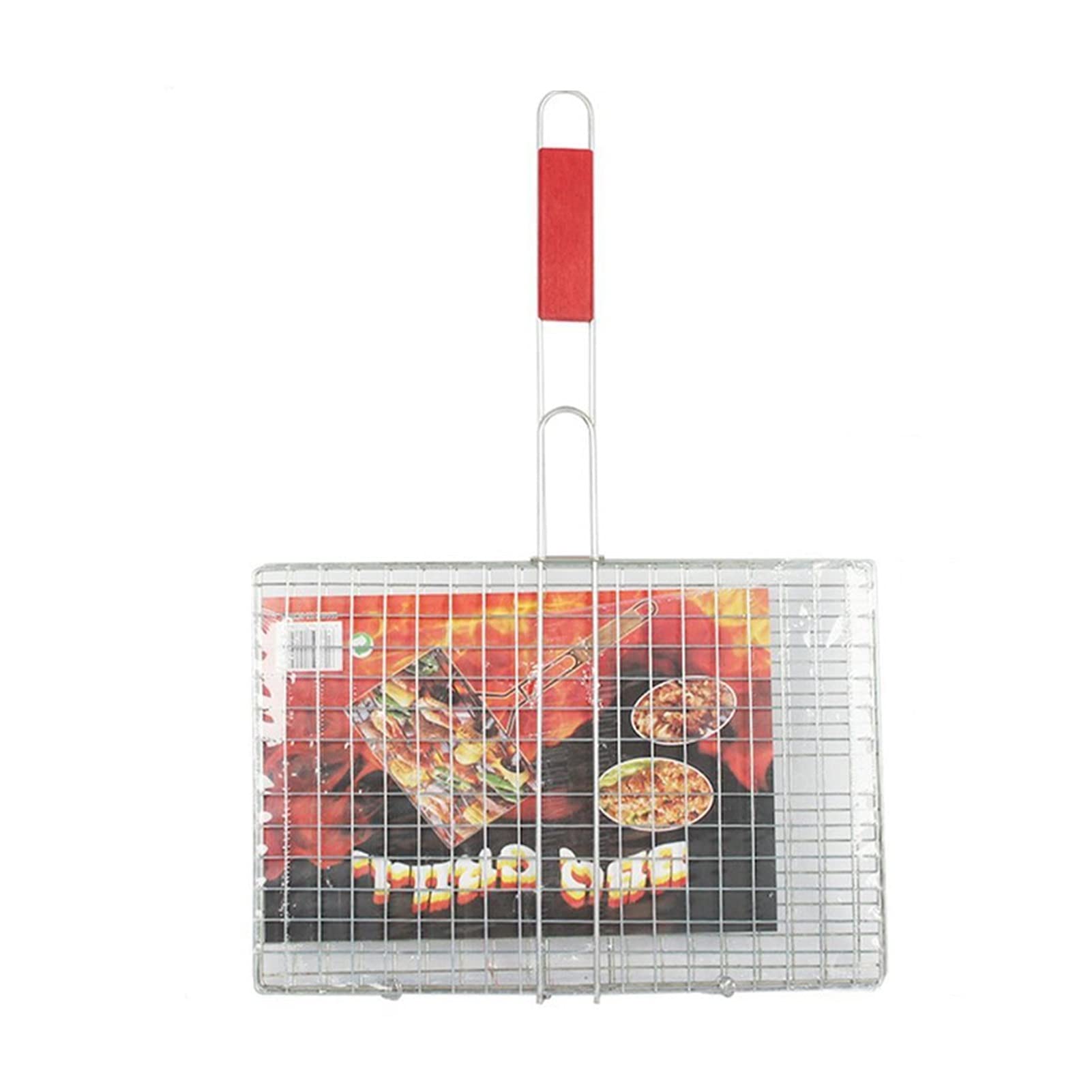 Cestas de parrilla TRIPLE PEQUE AUMENTURA Cesta Metal Manejar Peces Accesorios de Barbacoa Pescado BARBACOA Herramienta de la herramienta de barbacoa al aire libre a la parrilla Parrillas para parrill