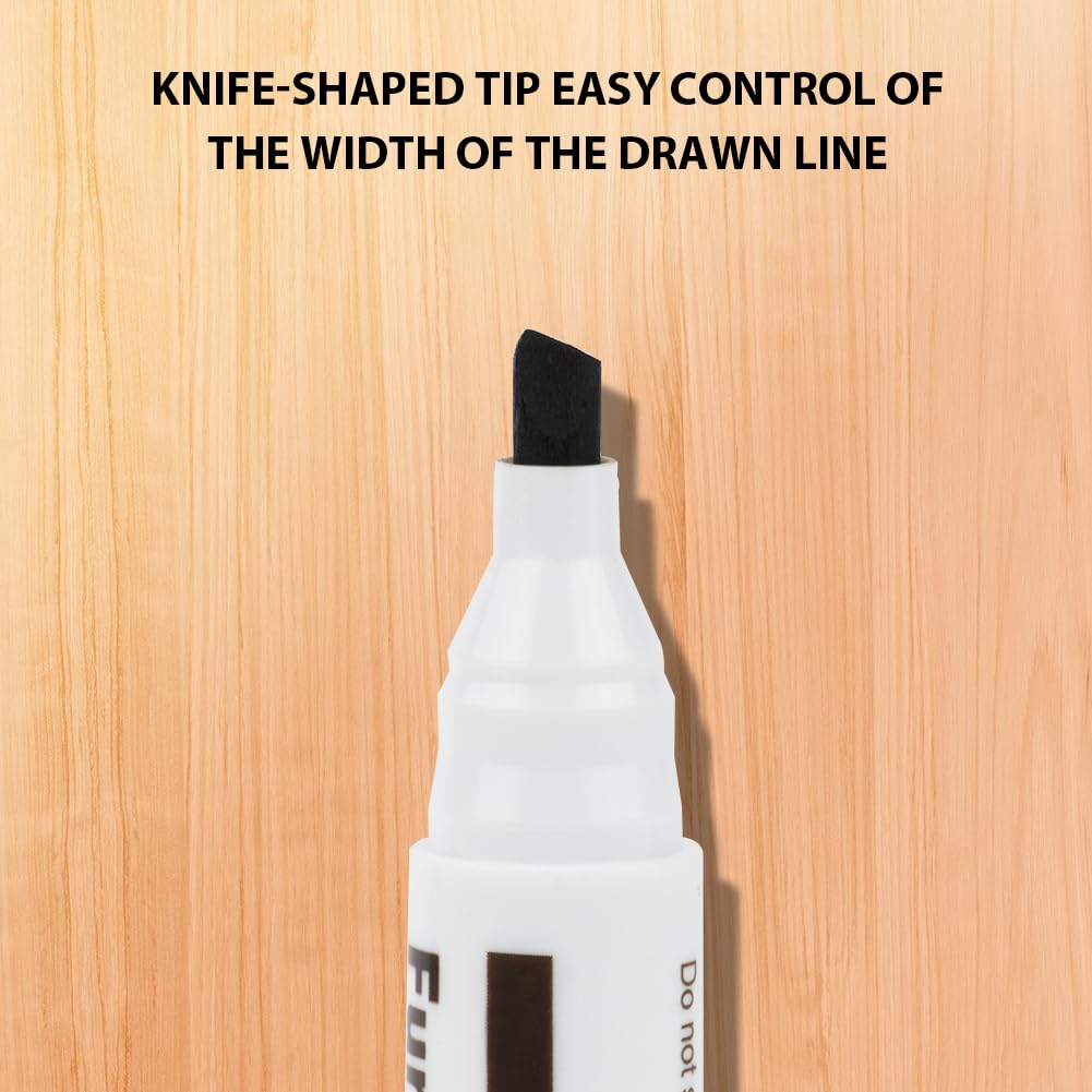 ACWOO Kit di Riparazione Mobili in Legno, 13 Pezzi Pennarello per Legno con Bastoncini di Cera, Stucchi per Legno con Temperino, Riparare per Riparare Crepe, Fori, Graffi, Parquet, Mobili