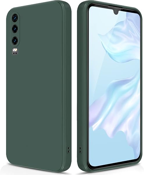GiiYoon Funda para Huawei P30,Case de Silicona Suave de TPU Funda Protector de Goma Fexible Prueba Liviano y a Delgado de Golpes Antirrayas para Teléfono Huawei P30 - 1