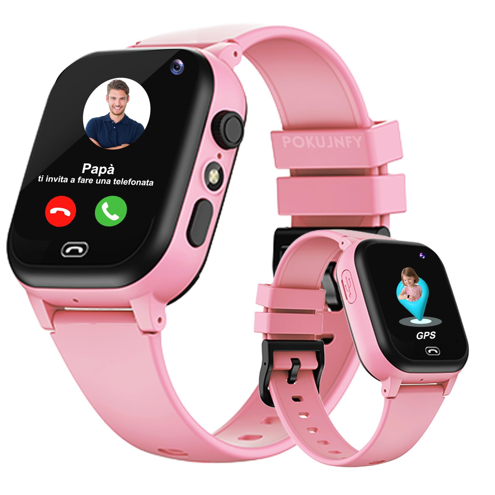 Smartwatch Bambini GPS Chiama SOS Contatti Chat Telefono