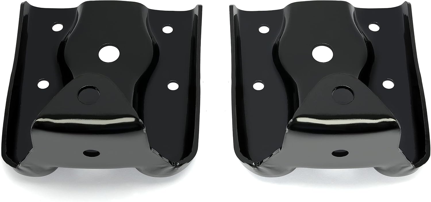 ECOTRIC Rear Leaf Spring Bracket Kit Compatible with 1999-2015 Chevy Silverado Avalanche Suburban Tahoe/GMC Sierra 1500 Yukon Escalade Replacement for 12474021 722032