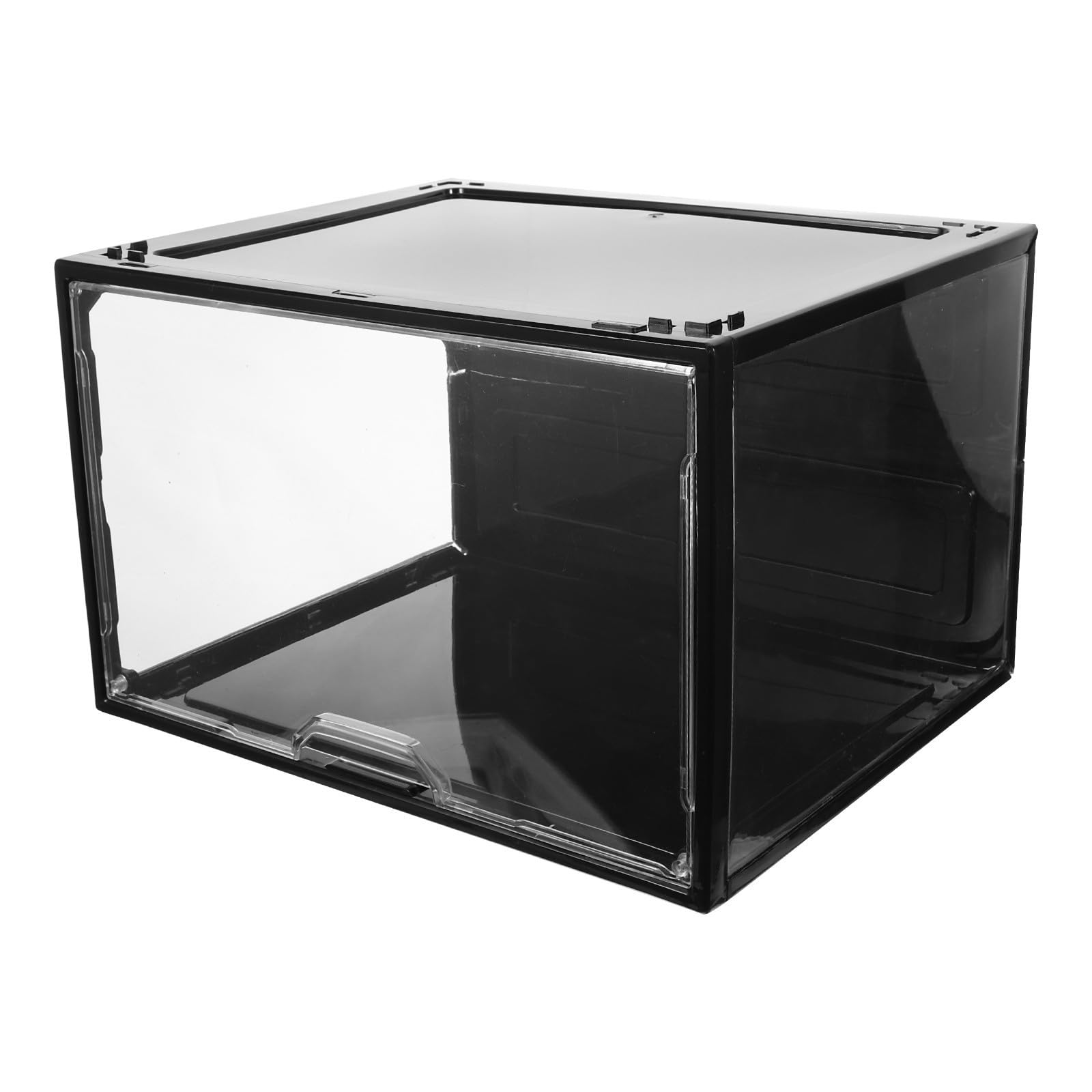 ibasenice Caja con Apertura Lateral de Acrílico Transparente para Zapatos Estructura Apilable y Alta Transparencia para Organizar Zapatillas y Botas en Vestíbulo o Armario