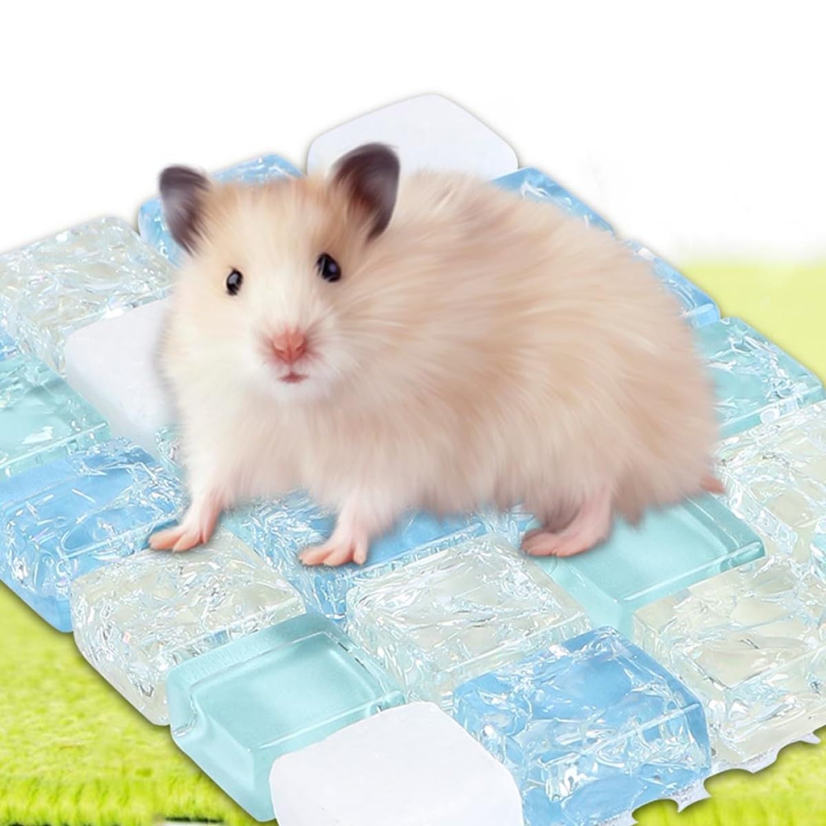 YARNOW Sommer Kühlplatte für Haustiere 2 Stück Spar Material Kühlbett als Schlafplatz für Kaninchen und Hamster für Outdoor Nutzung