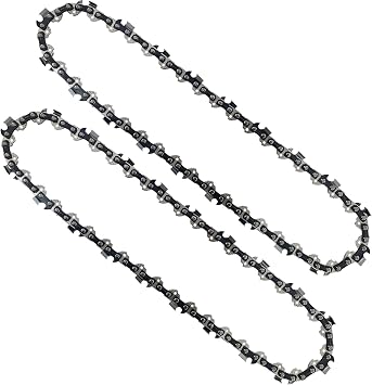 2PC 10 Inch Pole Saw Chain for Harbor Freight Atlas 59209 80V, 10" Chainsaw Chains Replacement for Atlas 59209 80V Polesaw, not fit 40V Chainsaw