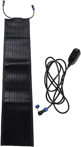 TOPINCN Alfombrilla de fusión de nieve calentada de 200 W, impermeable, calentada al aire libre, derretimiento rápido de nieve y eliminación de