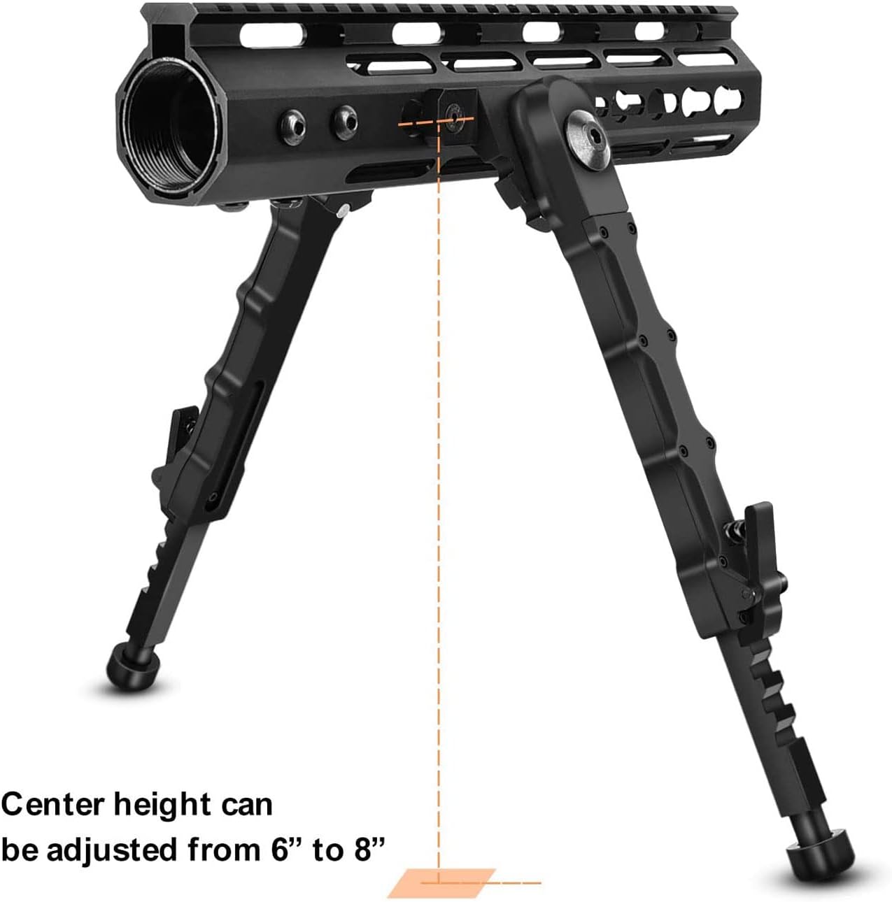 Rifle Bipod Adjustable 7.5-9 inches Inch Bipods for Hunting and Shooting