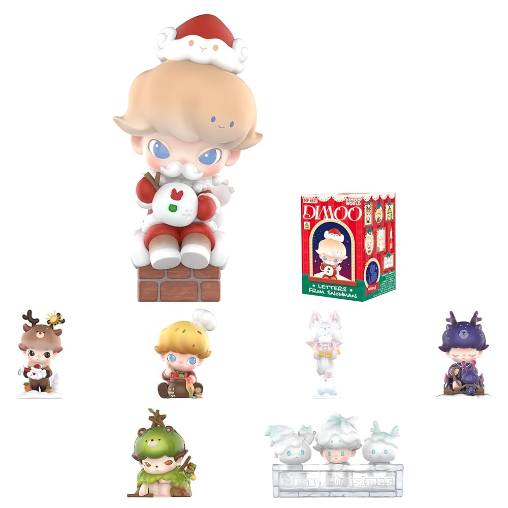 POP MART DIMOO Letters from Snowman Blind Box Figures