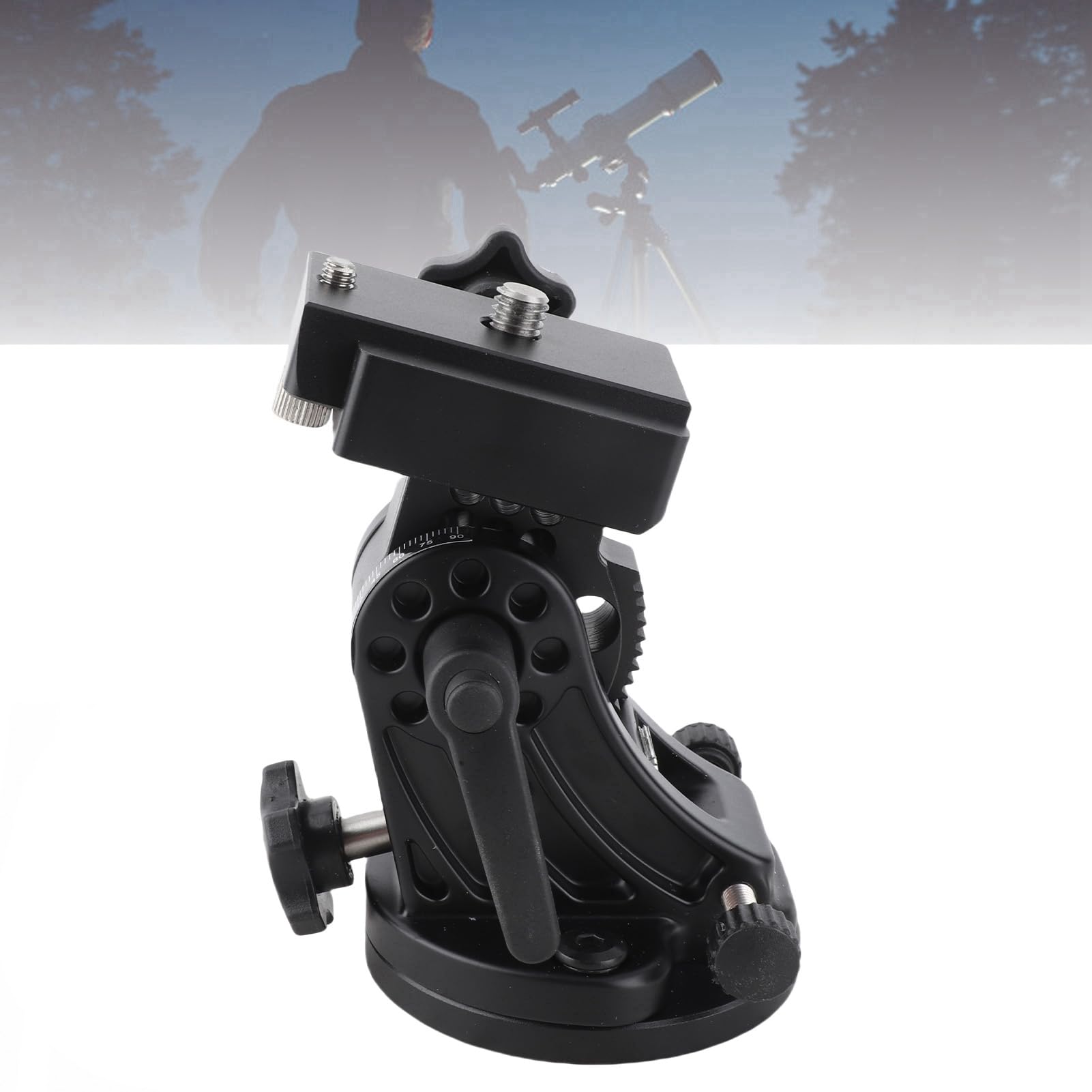 Generic Réglage de la Latitude du Télescope – Base en Aluminium Robuste pour Montures Astronomiques et Observatoires