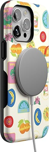 Vista 652 de Casely - Funda para iPhone 14 Pro Max, Viva La Vida, Frida Kahlo Floral Collage, compatible con MagSafe 10 Frida Kahlo Viva La Vida Collage