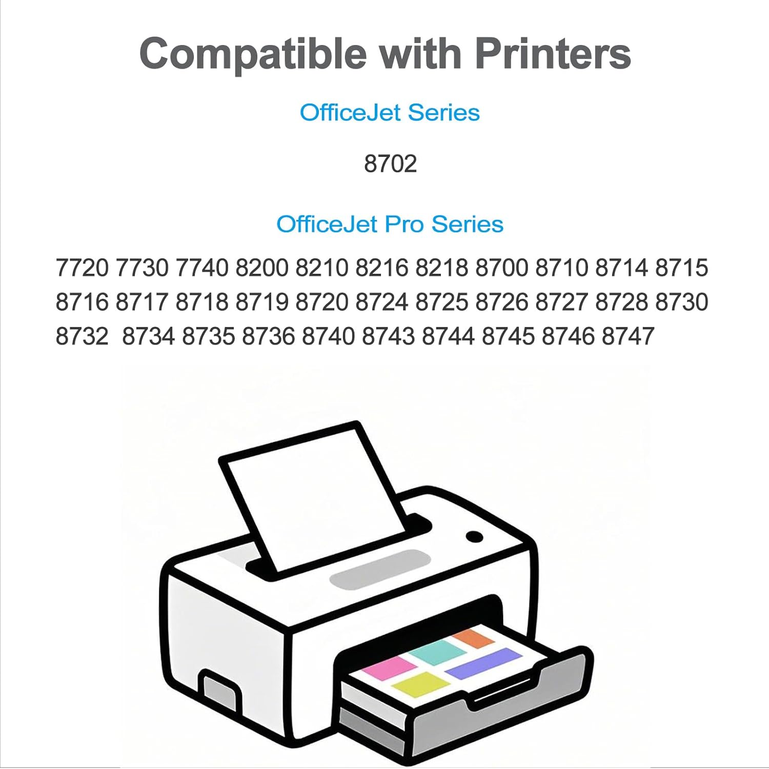 compatible ink cartridges replacement for 952xl black and tricolor
