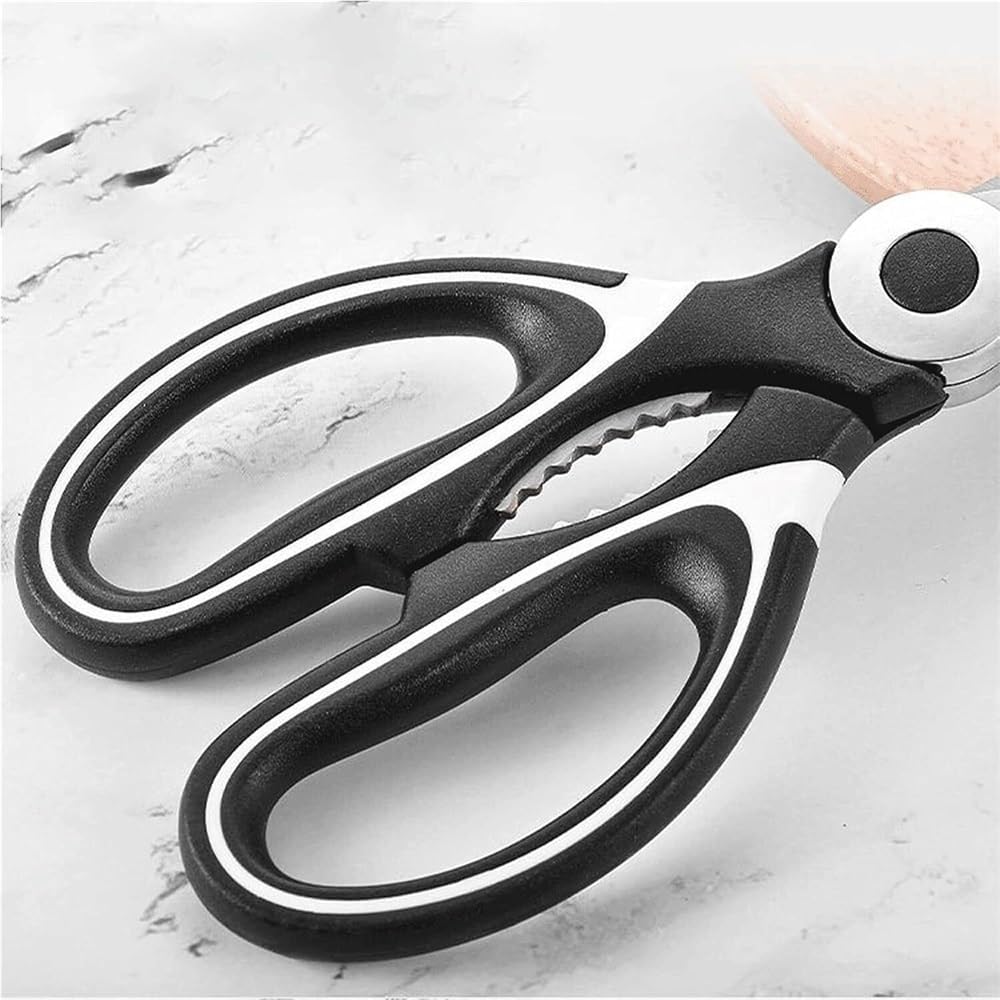 Kitchen Scissors Aid Multifunctional with Protective Cover, Suitable for Chicken, Meat, Herbs and Veget