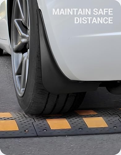 Miniatura 8 de BASENOR 2017-2023 Tesla Model 3 solapas de barro protectores contra salpicaduras guardabarros (diseño patentado) sin perforación sin cinta