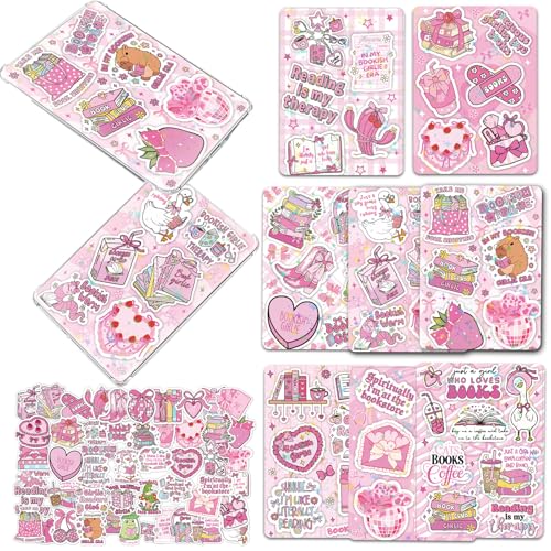 Papier cartonné pour liseuse Kindle Paperwhite 58 autocollants roses