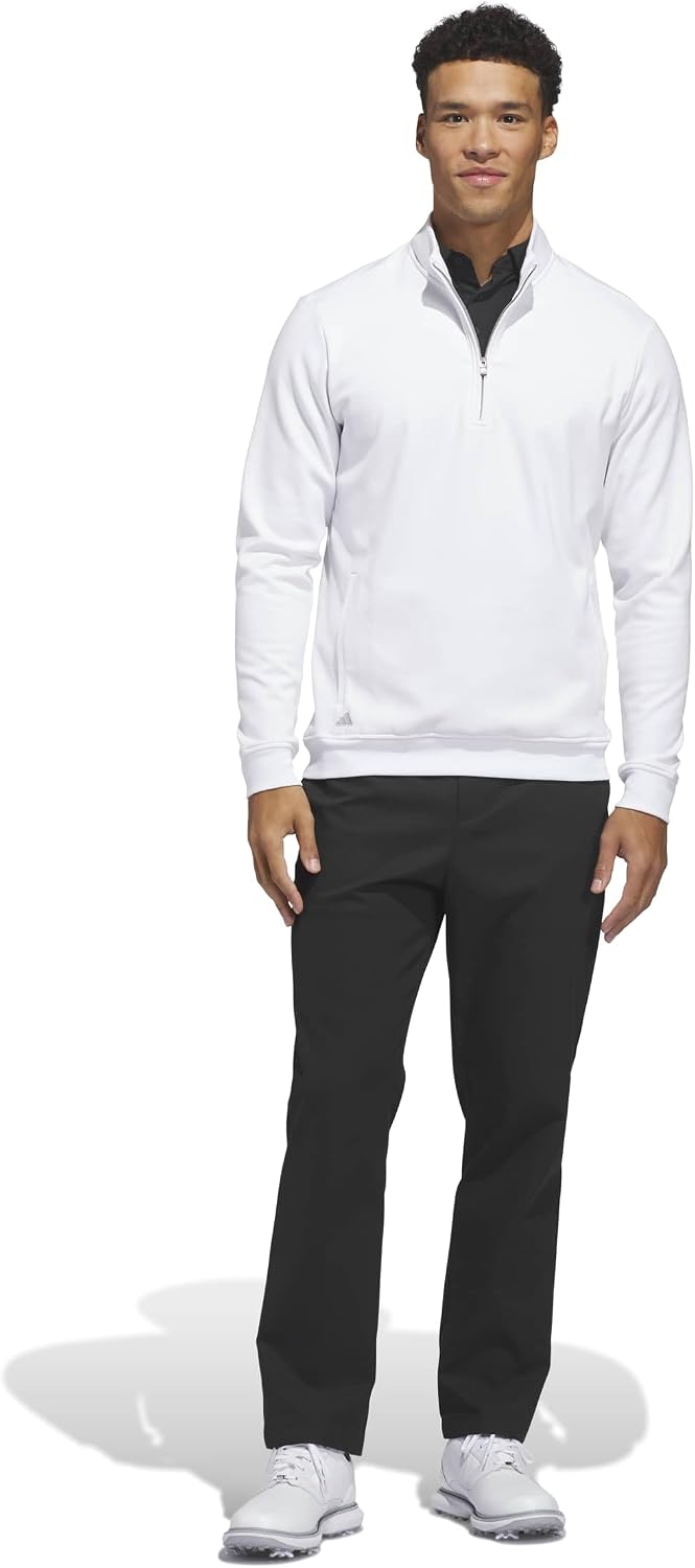 adidas Golf Men's Ultimate365+ Climawarm Brushed Quarter Zip Sweatshirt