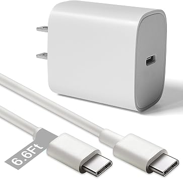 EGK Fast Charger with 6.6ft USB-C Cable for Turtlebox Ranger and JBL Charge 4/5/6, Flip 5 6 7, Pulse 4 5, Clip, JRPOP, GO, Wireless Earphones, Endurance Peak II