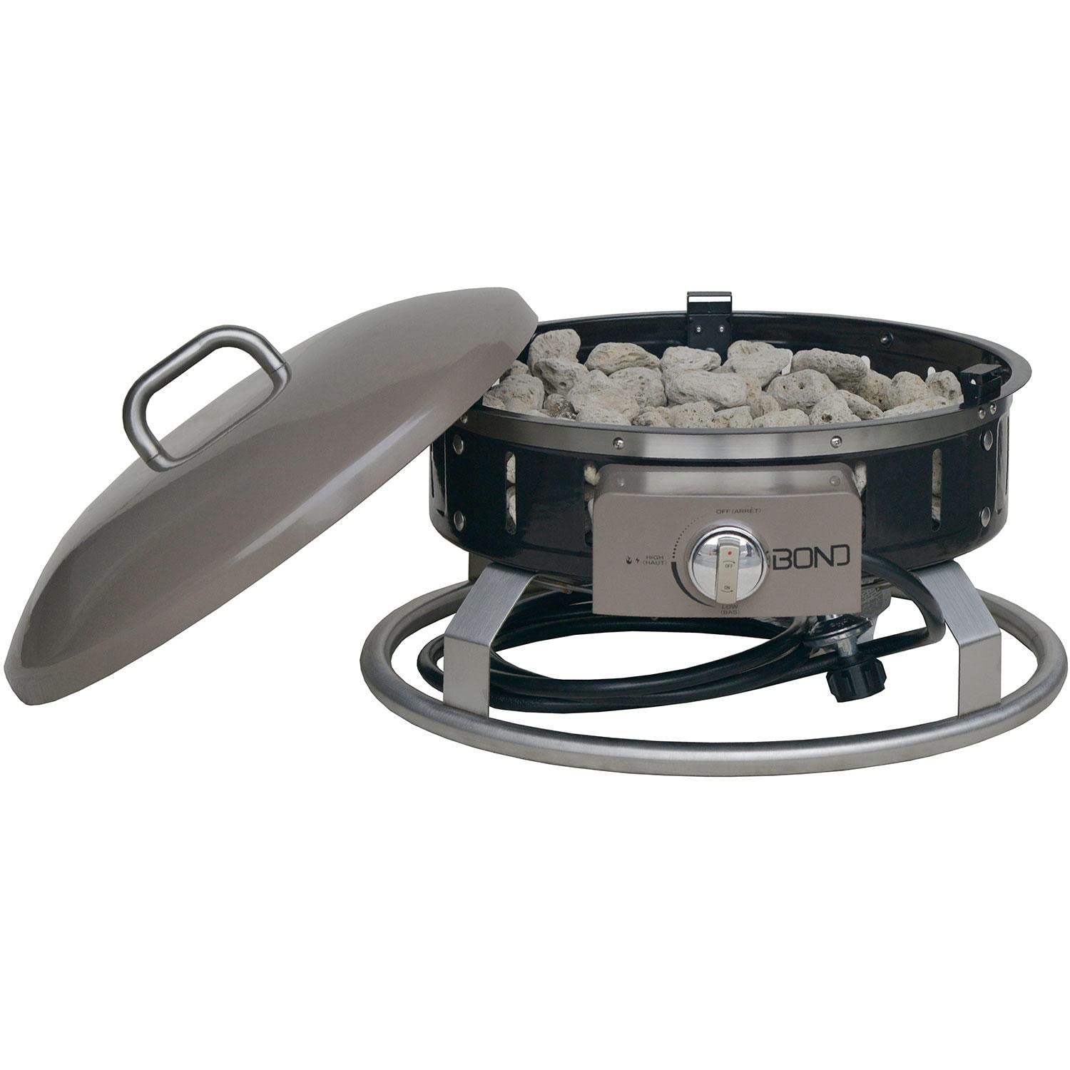 bond platinum portable gas fire pit
