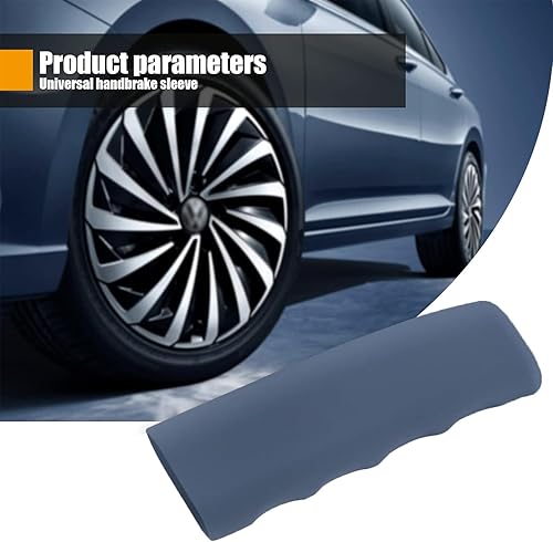 Miniatura 5 de 1 funda para freno de mano para automóvil, kit decorativo de palanca de freno de mano de silicona, protector de manija de freno en forma de onda,