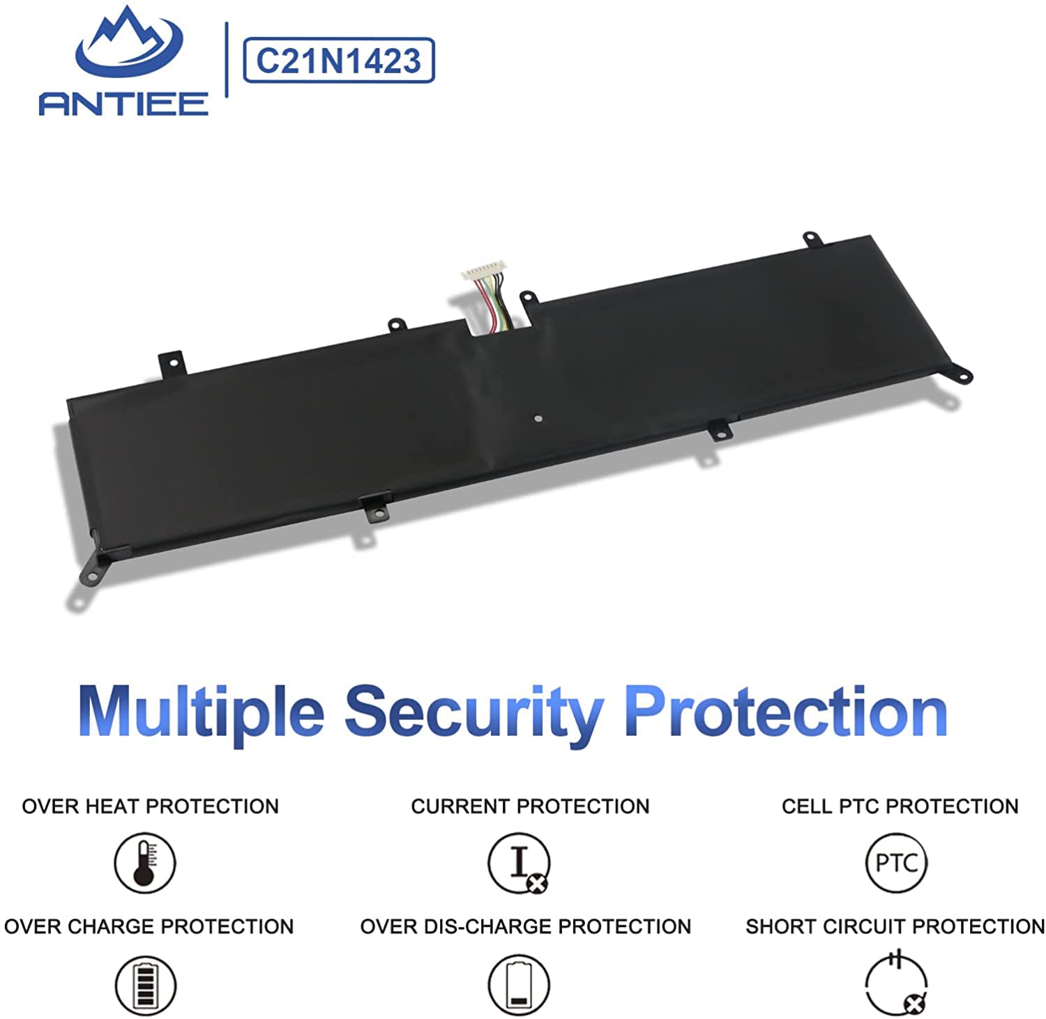 ANTIEE C21N1423 Bateria do ASUS X302 X302L X302LJ X302UA X302UJ X302UV F302LA F302LJ F302U F302UA P2320LA P2320UA R301LA 1LJ R301UA R301UV ZenBook P302LA P302LJ P302UA P302UJ P302UV