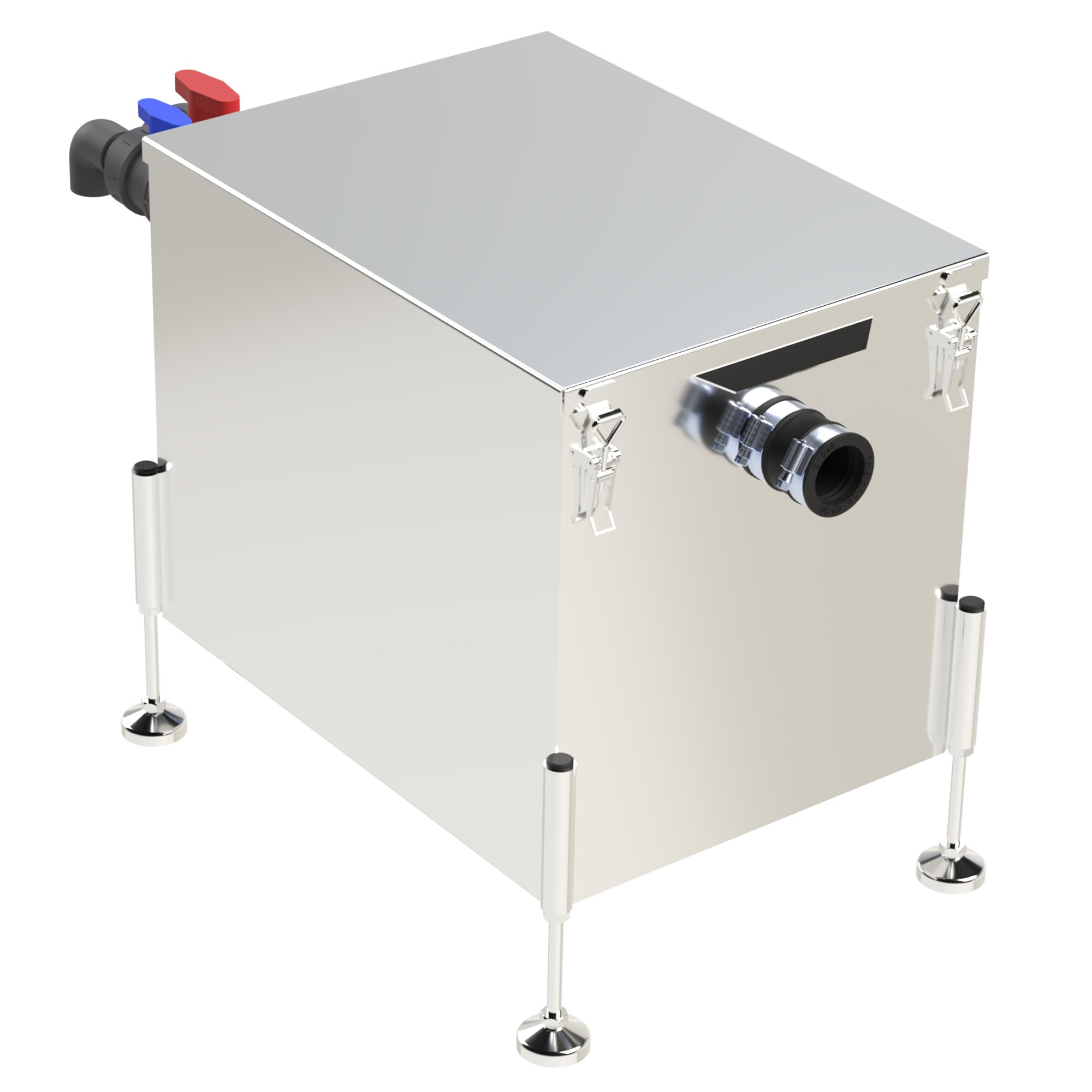 SFA – Sanigrease T 40 – Fettabscheider – Für Restaurantküchen – Fassungsvermögen 39 l – Behälter auf 4 Füßen – Herausnehmbarer Schlammfang – Kompakt – 55 x 40,8 x 48,4 cm