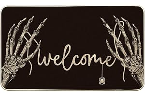 Artoid Mode Skeleton Rug Runner: A Spooky Welcome for Your Haunted Home