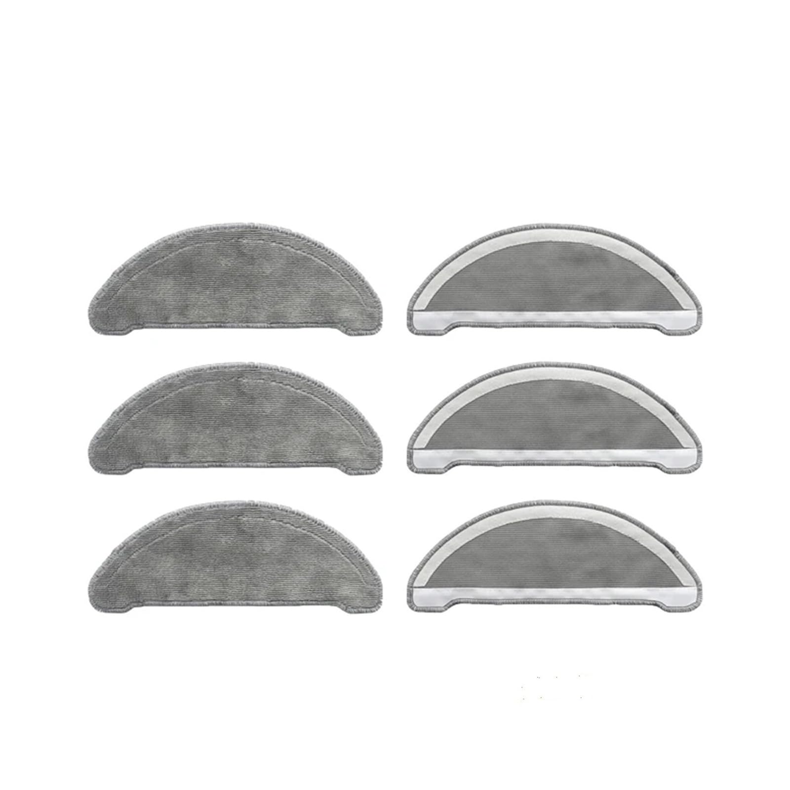 Compatible For XiaoMi ，Compatible For Roidmi Eve Plus Vacuum Cleaner Robot Replacement Spare Parts Mop Cloth Tray(6 PCS)
