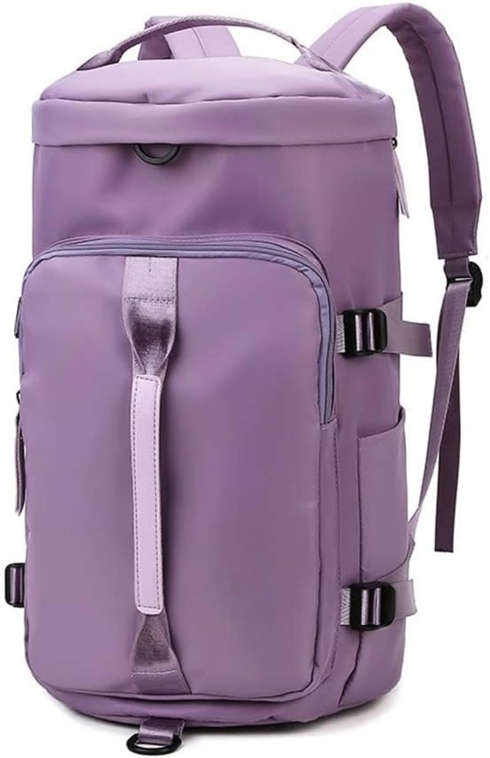 tekcool 44L Polyester Gym Duffel Shoulder Bag for Women Men for Sports, Waterproof Dufflebag with Shoe and Wet Clothes Compartments Travel Backpack Workout Carry On Weekender (Purple);-picture-34