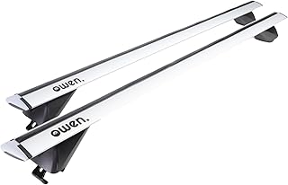 Owen Dachträger 3.0 Pro Silber 120cm - für geschlossene & bündige Reling | 90 kg Tragkraft | 2 min Montage | Geprüft nach DIN 75302 |Top-Performance Relingträger für Ihr Auto