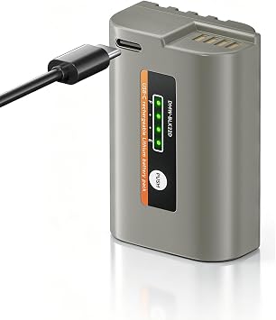 CITYORK 2500mAh Battery Replacement for DMW-BLK22, 2H Fast Charge, Led Indicator for Panasonic LUMIX GH5 / S5, for LUMIX G5 II, S5 IIX, GH7, GH6, S9, G9 II Cameras