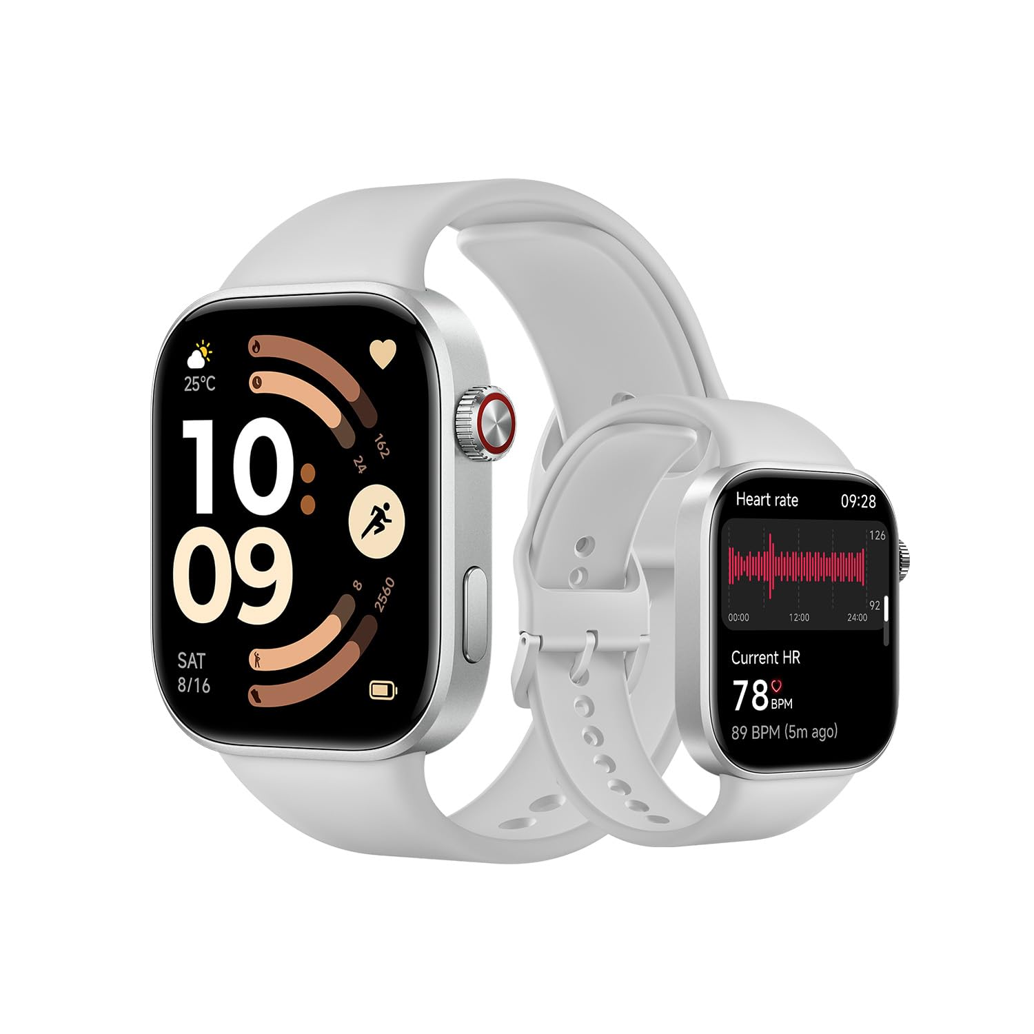 XIAOMI Redmi Watch 6, Smartwatch Uomo Donna, Activity Tracker AMOLED 2.07'' con Monitoraggio di Frequenza Cardiaca, 150+ modalità sportive, Autonomia 24 giorn, 5ATM, GPS, Android&iOS